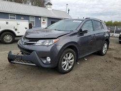 Salvage cars for sale from Copart East Granby, CT: 2015 Toyota Rav4 Limited