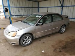 Salvage cars for sale from Copart Colorado Springs, CO: 2002 Honda Civic LX