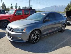 Salvage cars for sale from Copart Rancho Cucamonga, CA: 2015 Volkswagen Jetta SE