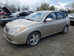 Salvage cars for sale from Copart Baltimore, MD: 2007 Hyundai Elantra GLS