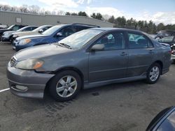Salvage cars for sale at Exeter, RI auction: 2008 Toyota Corolla CE