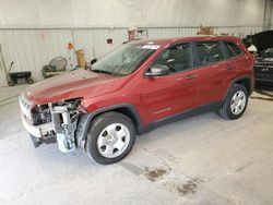 Salvage cars for sale at Milwaukee, WI auction: 2014 Jeep Cherokee Sport