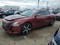 Salvage cars for sale from Copart Chicago Heights, IL: 2009 Nissan Maxima S
