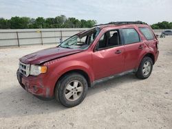 Salvage cars for sale from Copart New Braunfels, TX: 2012 Ford Escape XLS