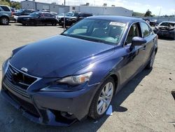 Salvage cars for sale at Vallejo, CA auction: 2015 Lexus IS 250