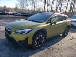 Salvage cars for sale from Copart Candia, NH: 2021 Subaru Crosstrek Limited