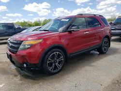 Salvage cars for sale from Copart Louisville, KY: 2013 Ford Explorer Sport