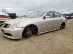 Salvage cars for sale at San Martin, CA auction: 2006 Infiniti G35
