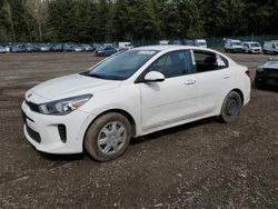 Salvage cars for sale from Copart Graham, WA: 2019 KIA Rio S