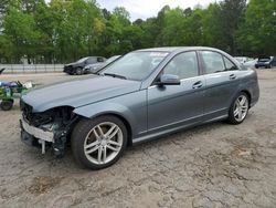 Mercedes-Benz salvage cars for sale: 2012 Mercedes-Benz C 300 4matic