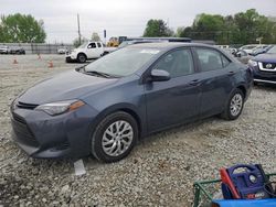 Toyota Corolla l salvage cars for sale: 2019 Toyota Corolla L