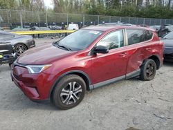 Toyota salvage cars for sale: 2018 Toyota Rav4 LE