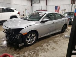 Honda salvage cars for sale: 2017 Honda Civic LX