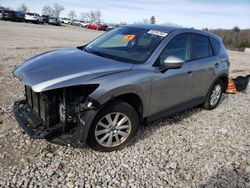 Salvage cars for sale at West Warren, MA auction: 2014 Mazda CX-5 Touring