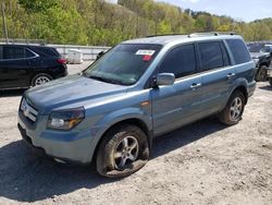 Salvage cars for sale from Copart Hurricane, WV: 2007 Honda Pilot EX