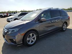 Salvage cars for sale at Fresno, CA auction: 2019 Honda Odyssey EXL