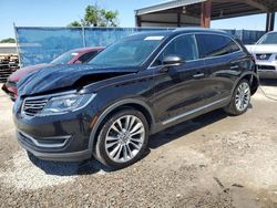 Salvage cars for sale at Riverview, FL auction: 2016 Lincoln MKX Reserve