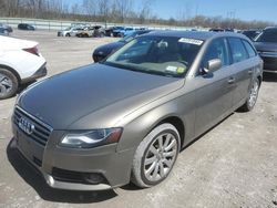 Salvage cars for sale from Copart Leroy, NY: 2011 Audi A4 Premium Plus