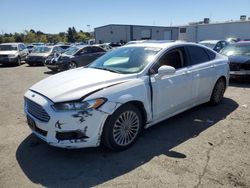 Salvage cars for sale at Vallejo, CA auction: 2016 Ford Fusion Titanium