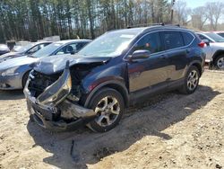 Salvage cars for sale at North Billerica, MA auction: 2017 Honda CR-V EXL