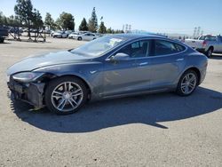 Salvage cars for sale from Copart Rancho Cucamonga, CA: 2013 Tesla Model S