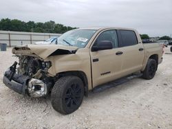 Salvage cars for sale from Copart New Braunfels, TX: 2019 Toyota Tundra Crewmax SR5