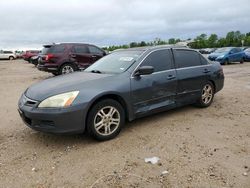Salvage cars for sale at Houston, TX auction: 2007 Honda Accord SE