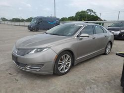 Salvage cars for sale at Wilmer, TX auction: 2015 Lincoln MKZ