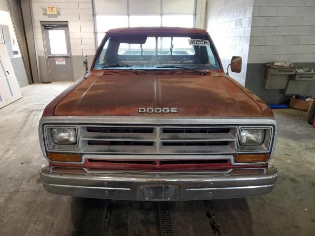 1986 Dodge D-SERIES D150