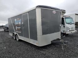 Salvage trucks for sale at Airway Heights, WA auction: 2023 Cargo Mate Boxtrailer