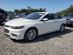 Salvage cars for sale from Copart Riverview, FL: 2017 Chevrolet Malibu LT