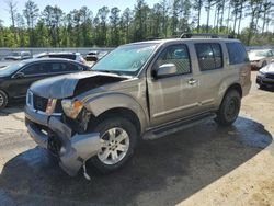Salvage cars for sale at Harleyville, SC auction: 2007 Nissan Pathfinder LE
