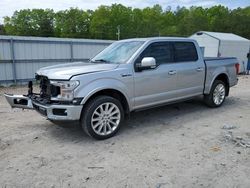 Ford salvage cars for sale: 2020 Ford F150 Supercrew