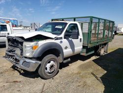 Salvage cars for sale from Copart Sacramento, CA: 2013 Ford F550 Super Duty