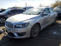 Salvage cars for sale at Hillsborough, NJ auction: 2019 Lincoln MKZ Reserve I