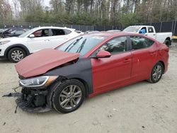 Salvage cars for sale from Copart Waldorf, MD: 2018 Hyundai Elantra SEL