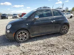 Salvage cars for sale at Wichita, KS auction: 2013 Fiat 500 Sport