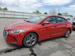 Salvage cars for sale at Littleton, CO auction: 2018 Hyundai Elantra SEL