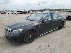 Salvage cars for sale at Indianapolis, IN auction: 2015 Mercedes-Benz S 63 AMG