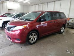 Salvage cars for sale at Madisonville, TN auction: 2014 Toyota Sienna