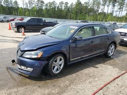 Volkswagen Passat sel salvage cars for sale: 2013 Volkswagen Passat SEL