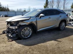 Salvage cars for sale from Copart Bowmanville, ON: 2022 Lexus RX 350