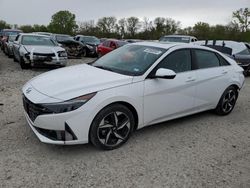 Salvage cars for sale at Des Moines, IA auction: 2023 Hyundai Elantra Limited