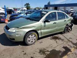 Salvage cars for sale from Copart Woodhaven, MI: 2007 Ford Focus ZX4