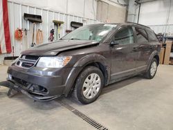 Salvage cars for sale at Mcfarland, WI auction: 2017 Dodge Journey SE