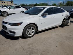 Salvage cars for sale at Wilmer, TX auction: 2017 Chevrolet Malibu LS
