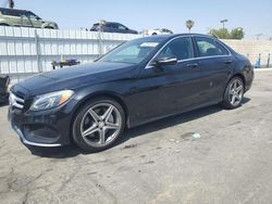 Salvage cars for sale from Copart Colton, CA: 2015 Mercedes-Benz C 300 4matic