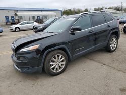 Salvage cars for sale at Pennsburg, PA auction: 2017 Jeep Cherokee Limited