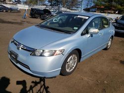 Salvage cars for sale at New Britain, CT auction: 2007 Honda Civic Hybrid