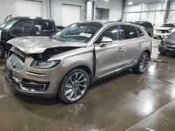 Salvage cars for sale at Ham Lake, MN auction: 2019 Lincoln Nautilus Reserve
